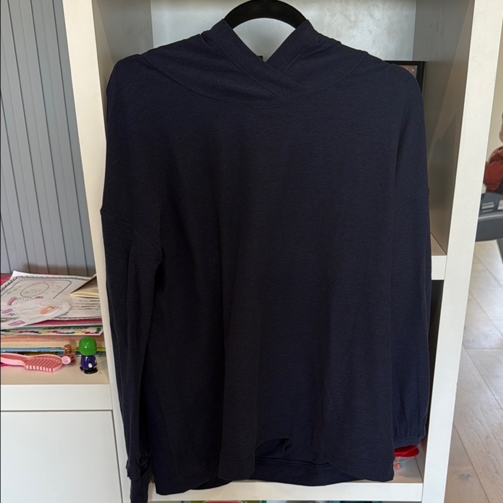 Lululemon Navy Blue Hooded Sweatshirt